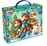 Чемоданчик "Фигуристы" до 1кг Материал: Микрогофрокартон